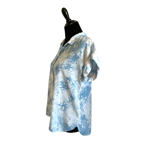 Thread & Supply Light Blue Tie-Dye Shirt - Picture 4 of 5